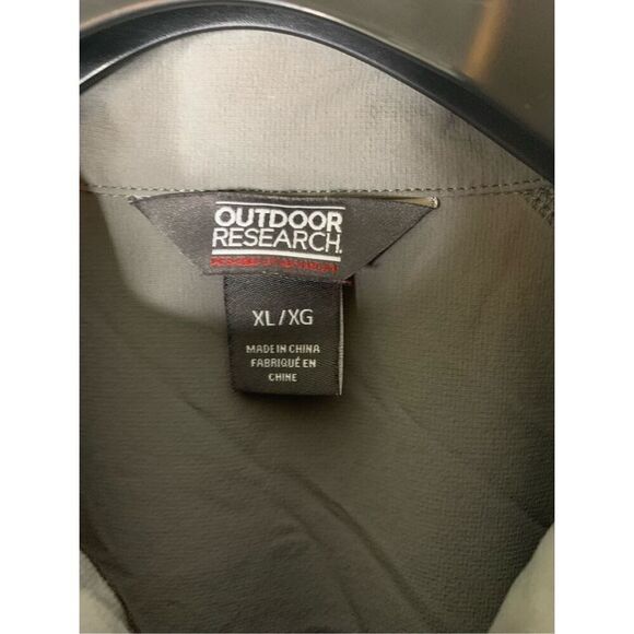 Outdoor Research half zip nylon jacket gray men's size XL - Picture 4 of 6